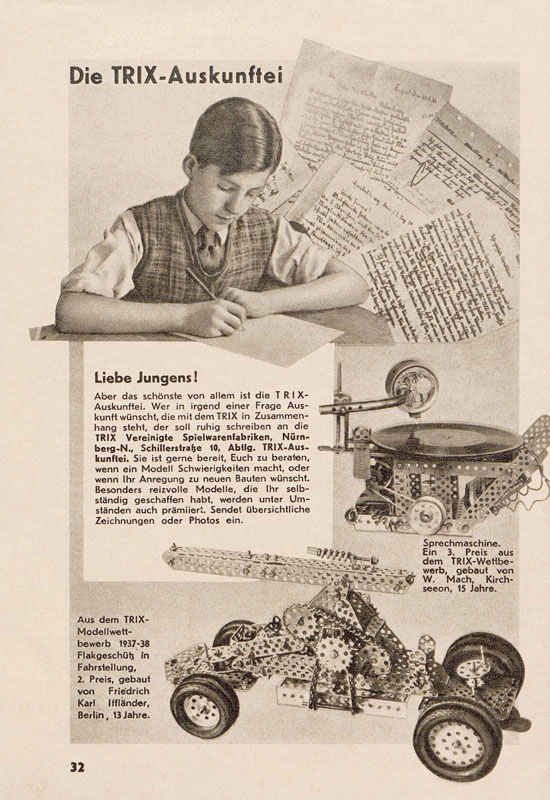 Seite 34 Trix Katalog 1938-1939