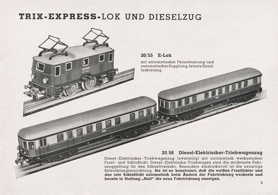 Seite 5 Trix Katalog 1950