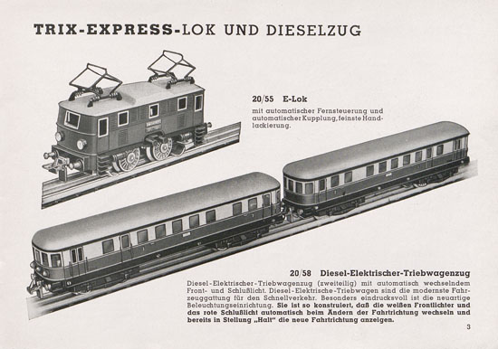 Trix Katalog 1950