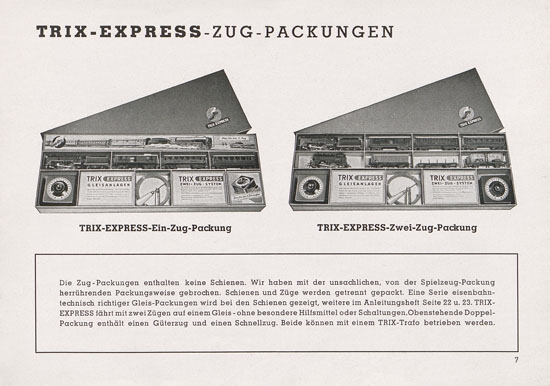 Seite 9 Trix Katalog 1950