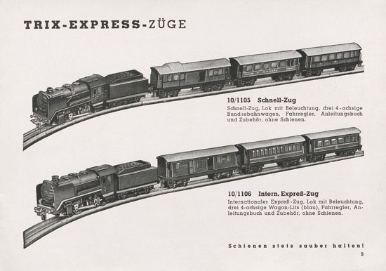 Seite 11 Trix Katalog 1950