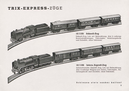 Trix Katalog 1950