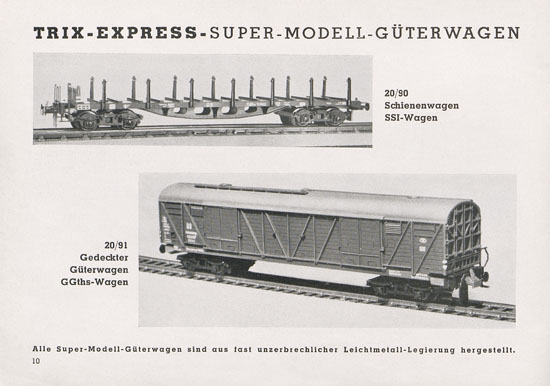 Seite 12 Trix Katalog 1950