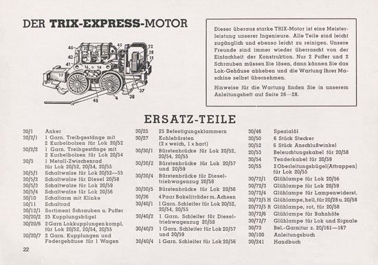 Seite 24 Trix Katalog 1950