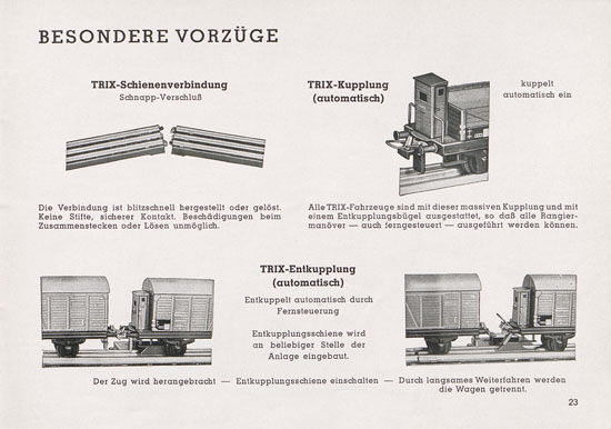 Trix Katalog 1950