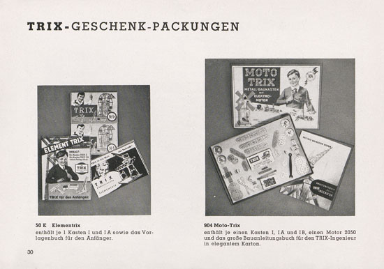 Seite 32 Trix Katalog 1950