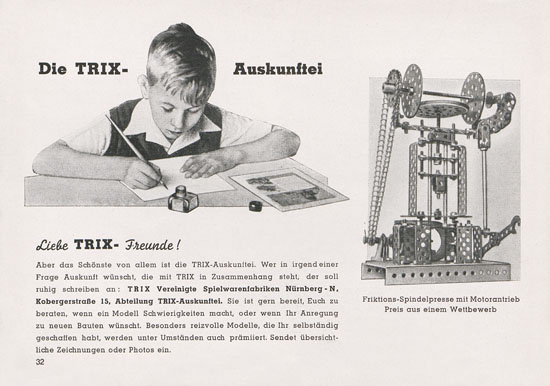 Seite 34 Trix Katalog 1950