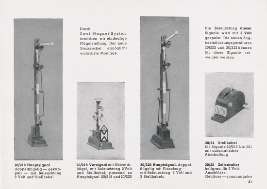 Trix Katalog 1952