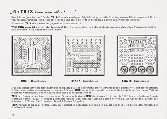 Trix Katalog 1952