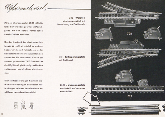 Trix-Express Katalog 1953