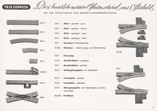 Trix-Express Katalog 1953