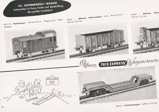 Trix-Express Katalog 1953