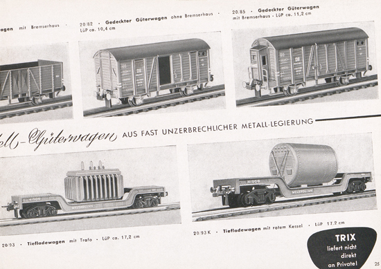 Trix-Express Katalog 1953