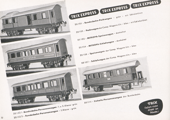 Trix-Express Katalog 1953