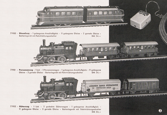 Seite 5 Trix-Express Katalog 1954