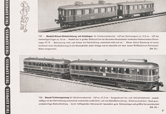 Trix-Express Katalog 1954