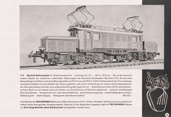 Seite 13 Trix-Express Katalog 1954