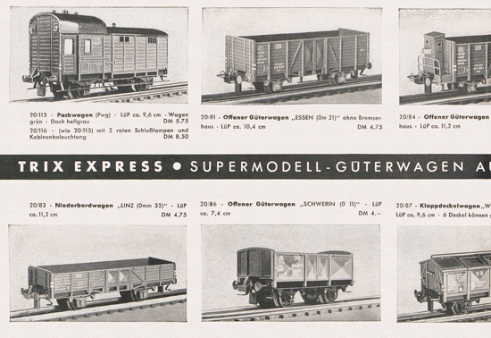 Trix-Express Katalog 1954