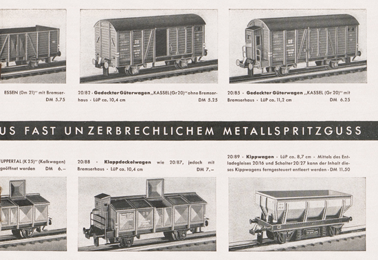 Seite 27 Trix-Express Katalog 1954