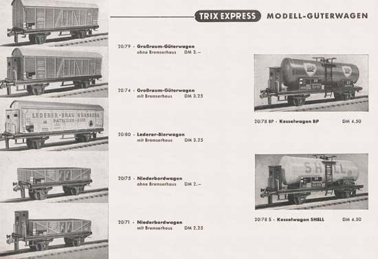 Seite 30 Trix-Express Katalog 1954