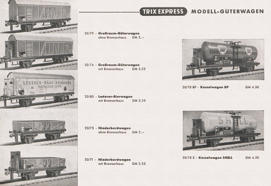 Trix-Express Katalog 1954