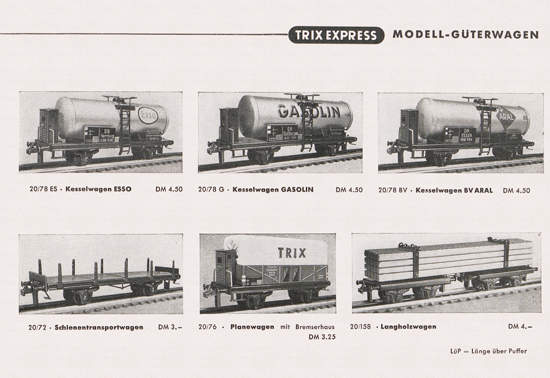 Seite 31 Trix-Express Katalog 1954