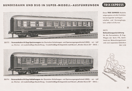 Trix-Express Katalog 1954