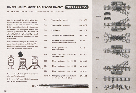 Seite 37 Trix-Express Katalog 1954