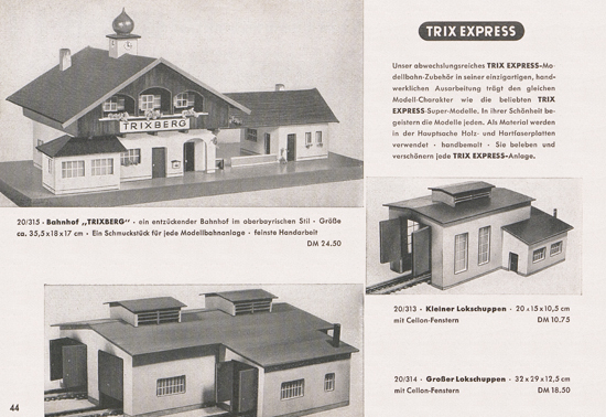 Trix-Express Katalog 1954