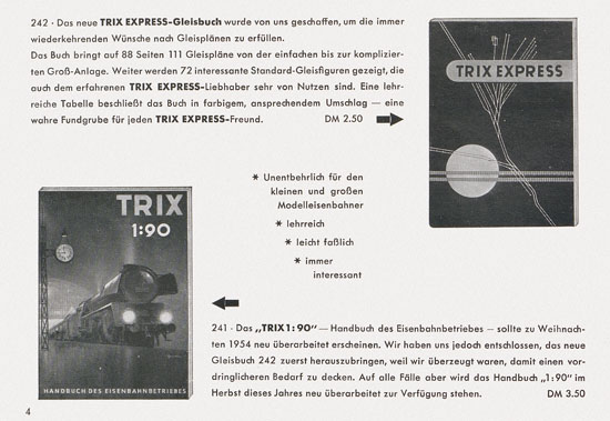 Trix-Express Katalog 1955