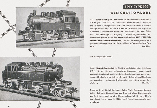 Trix-Express Katalog 1955