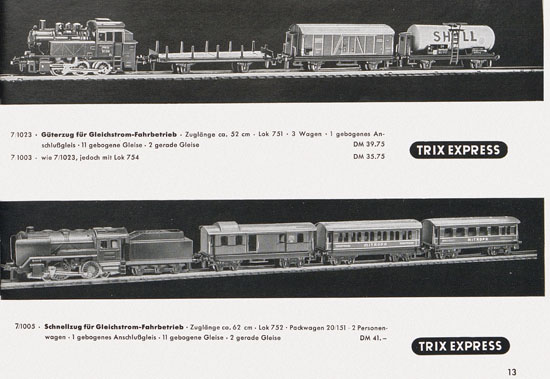 Trix-Express Katalog 1955