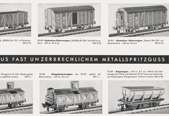 Trix-Express Katalog 1955