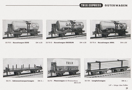 Trix-Express Katalog 1955