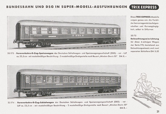 Trix-Express Katalog 1955