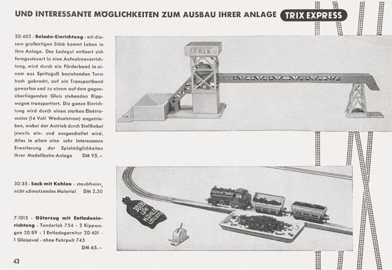 Trix-Express Katalog 1955