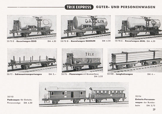 Trix-Express Katalog 1956