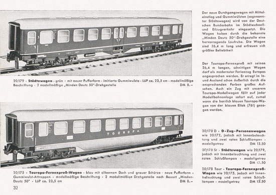 Trix-Express Katalog 1956