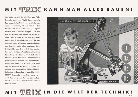 Trix-Express Katalog 1956