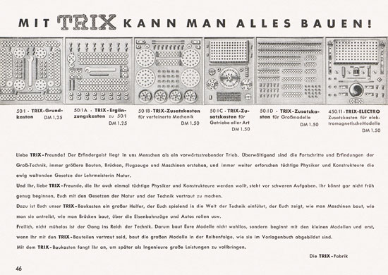 Trix-Express Katalog 1956