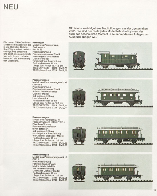 Seite 15 Trix Katalog 1966