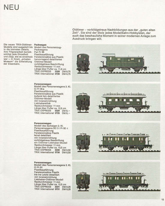 Trix Katalog 1966