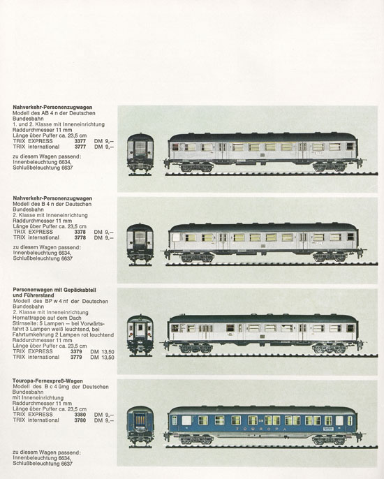 Seite 18 Trix Katalog 1966