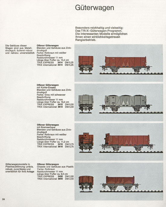 Seite 24 Trix Katalog 1966