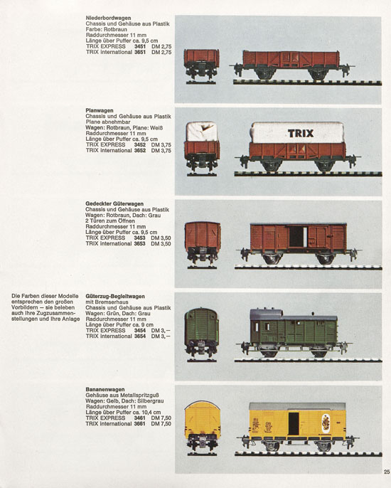 Seite 25 Trix Katalog 1966