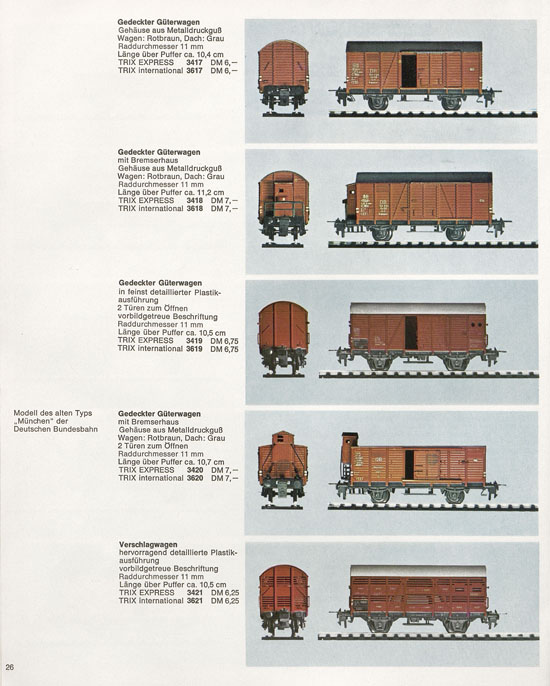 Seite 26 Trix Katalog 1966
