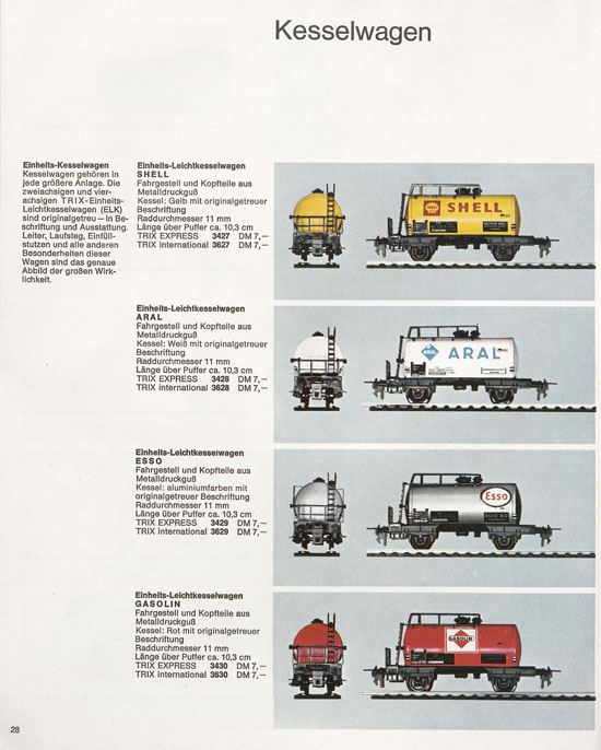Seite 28 Trix Katalog 1966