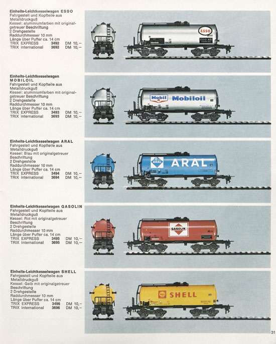 Seite 31 Trix Katalog 1966