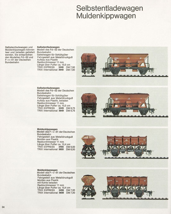Seite 34 Trix Katalog 1966