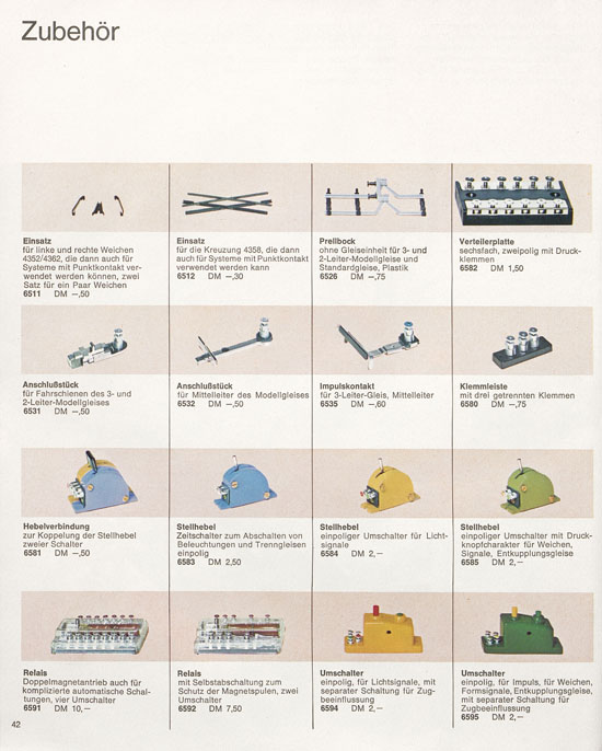 Seite 42 Trix Katalog 1966